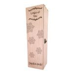 Cutie de vin personalizata, Craciun, Lemn, 35x10x10 cm, CVC004