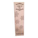 Cutie de vin personalizata, Craciun, Lemn, 35x10x10 cm, CVC004 - imagine 2