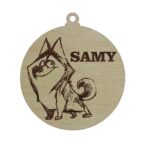 Glob Lemn Personalizat cu Nume 9cm GL147