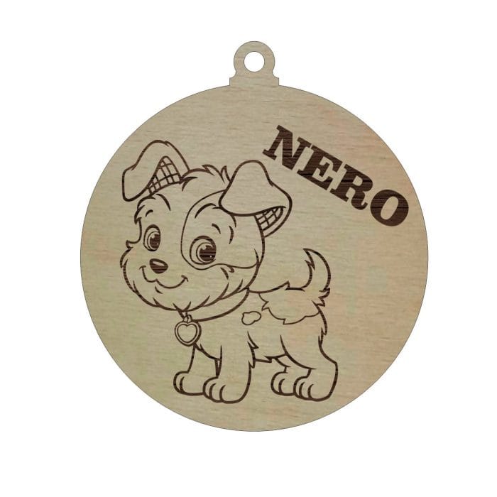 Glob Lemn Personalizat cu Nume 9cm GL148 - imagine 1