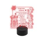 Lampa 3D de veghe ,model LVC10 , 8 culori