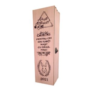 Cutie Vin Personalizata Nasi Paste 35x10x10 Cm Cvp002