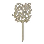 Decoratiune Tort Mesaj Valentine S Day 10 15 Cm Tv005