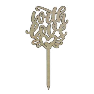 Decoratiune Tort Mesaj Valentine S Day 10 15 Cm Tv005