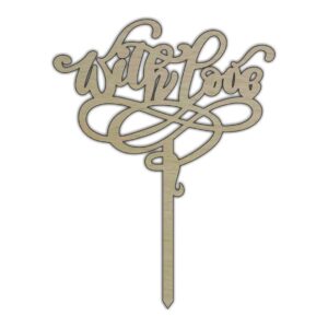 Decoratiune Tort Valentine 15 Cm Tv002