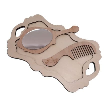 Set Gatitul Miresei Blank, Lemn, Model PP04
