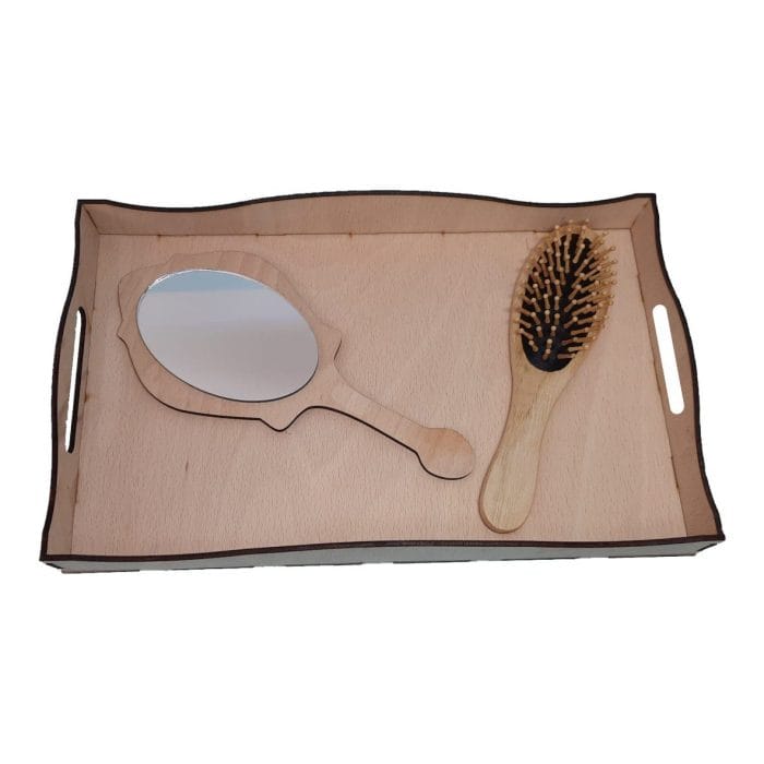 Set Gatitul Miresei Blank, Lemn, Model PR05 - imagine 1