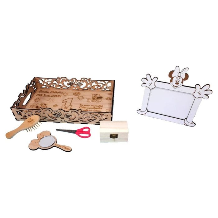 Set Mot Minnie Mouse, Lemn, SM14 - imagine 2