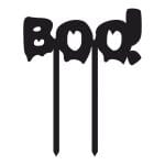 Topper de Halloween, Model TH012, Lemn, 15 cm