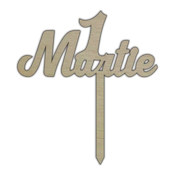Topper 1-8 Martie, Model TM003, Lemn, 10-15 cm - imagine 1