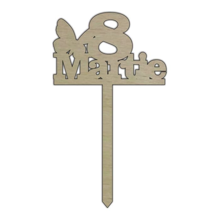 Topper 1-8 Martie, Model TM008, Lemn, 10-15 cm - imagine 1