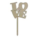 Topper Tort Dragobete 10 Cm Tv018