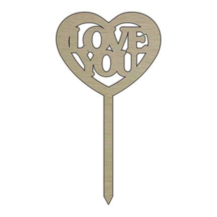 Topper Tort Valentine 10 Cm Tv017