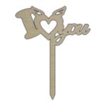 Topper Ziua Indragostitilor 10 15 Cm Tv020