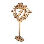 Numar de masa, Nunta, Botez, Lemn, 30cm, NRL006 - imagine 3