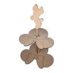Suport, Platou Candy Bar, Lemn, 2 Etaje, Minnie Mouse - imagine 3