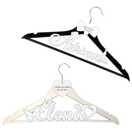 Set Umerase Personalizate, Nunta, Alb, UN001