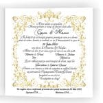 Invitatie Nunta, Model IC17, 14.8x15.7cm - imagine 3