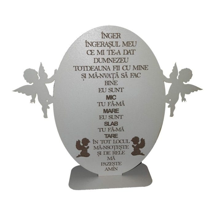 Binecuvantarea Casei, Alb, 20x17.5cm, DBC002 - imagine 1