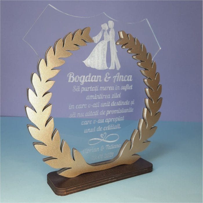 Decoratiune Aniversara, Personalizata, Miri, Plexiglas, 23x22cm, DCA011 - imagine 2