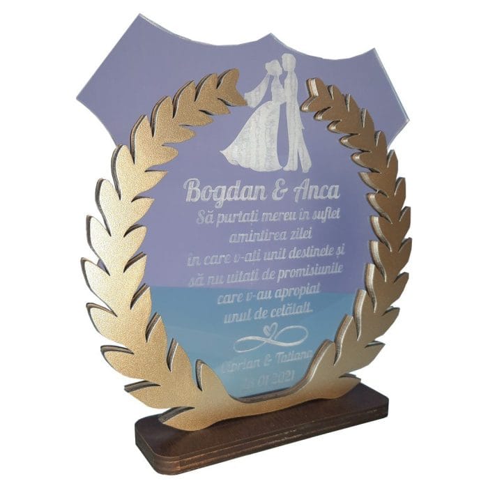 Decoratiune Aniversara, Personalizata, Miri, Plexiglas, 23x22cm, DCA011 - imagine 1