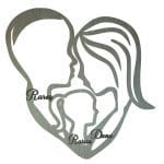 Decoratiune Cadou, Familie, Personalizata, Lemn Natur, 40cm, DCFAM002