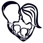 Decoratiune Cadou, Familie, Personalizata, Negru, 40cm, DCFAM004