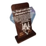 Decoratiune Cadou, Personalizata, Nasi, Plexiglas Transparent, 20x14cm, DCNS001