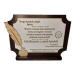 Decoratiune Cadou, Pensionare, Lemn, 26x19cm, DCPNS001