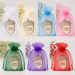 Marturie botez, Personalizata, Model Ghinda, Lemn, 6x3,5 cm, MB011 - imagine 2