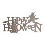 Decoratiune de Halloween, Model Vrajitoare, Lemn, 30x15.5 cm, DH004