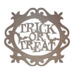 Decoratiune de Halloween, Lemn, 30x27 cm, DH025