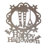 Decoratiune de Halloween, Lemn, 27x30 cm, DH027
