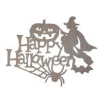 Decoratiune de Halloween, Lemn, 23x30 cm, DH029