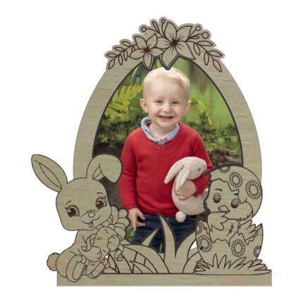 Rama Foto De Paste Lemn 16x18cm Rfp003