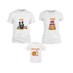 Set 3 Tricouri pentru Halloween, model THC10, alb