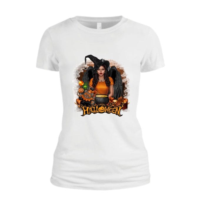 Tricou De Halloween, Model THC15, Alb - imagine 1