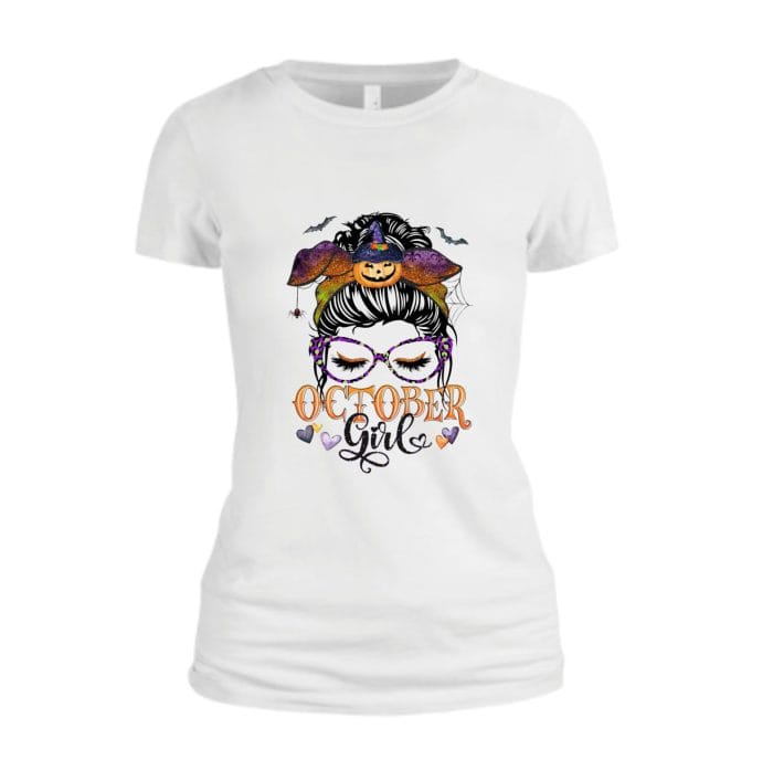 Tricou De Halloween, Model THC18, Alb - imagine 1