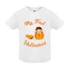 Tricou de Halloween, copii, model THC3, alb