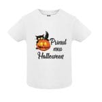 Tricou de Halloween, copii, model THC4, alb