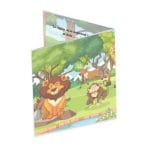 Invitatie botez, Safari, 16x15 cm, Carton, Model IC30 - imagine 3