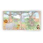 Invitatie botez, Safari, 16x15 cm, Carton, Model IC30 - imagine 2