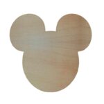 Invitatie botez, Mickey Mouse , Lemn, 12x11.5cm, Model ILB005 - imagine 2