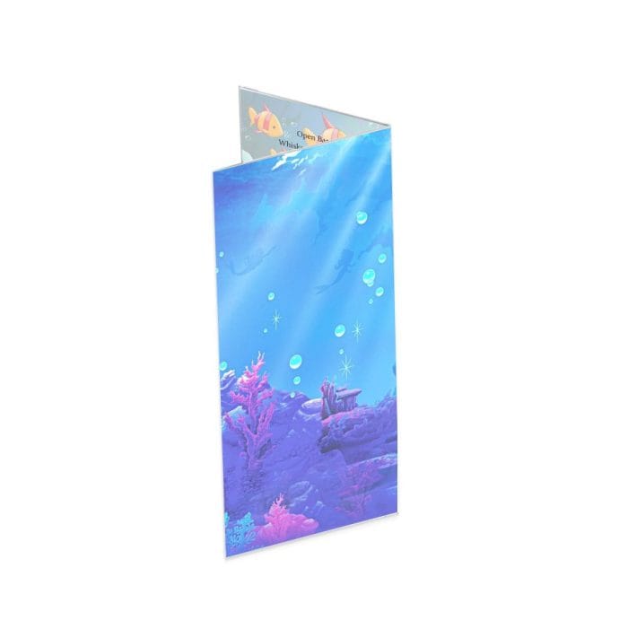 Meniu de masa, Botez, Model MB26, Mica Sirena, Carton - imagine 3