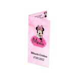 Meniu de masa, Botez, Model MB12, Minnie Mouse, Carton