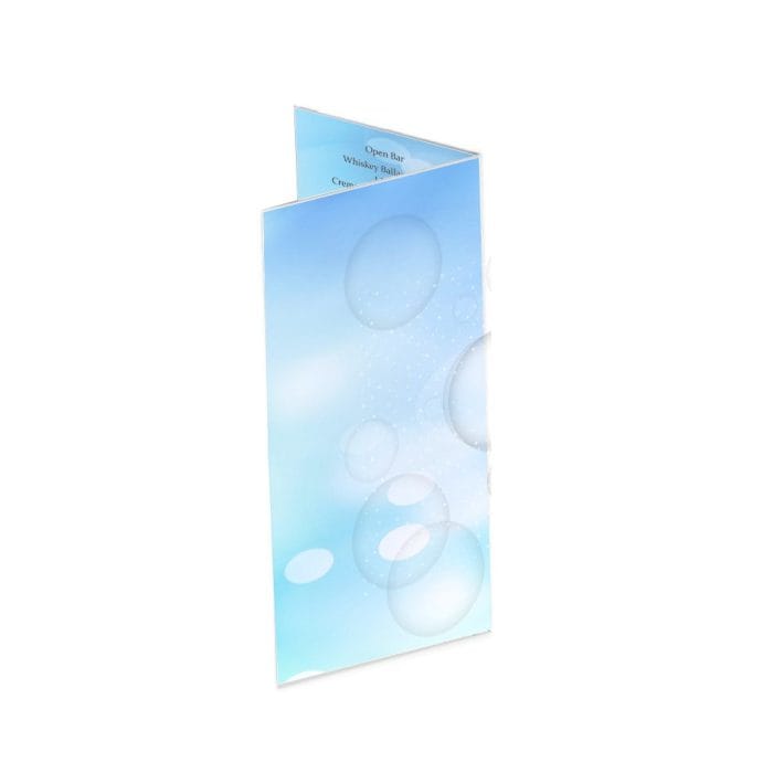 Meniu de masa, Botez, Model MB16, Strumfi, Carton - imagine 3
