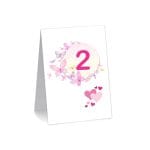 Numar de masa, Botez, Fluturi, Model NRB37, Carton - imagine 2