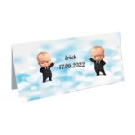 Plic bani botez Baby Boss model PB23 carton alb - imagine 2