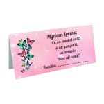 Plic bani Botez, Fluturi, Model PB43, Carton, Alb.