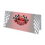 Plic bani Botez, Cars, Model PB32, Carton, Alb - imagine 2